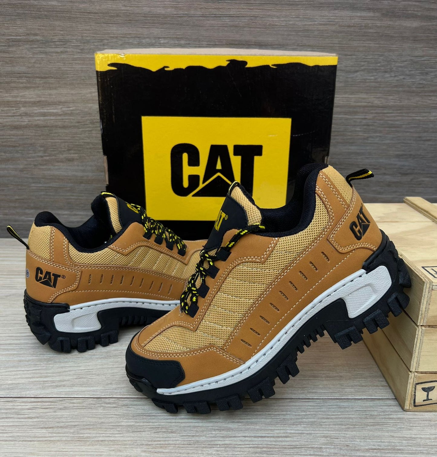 BOTAS CATERPILLAR 100% CUERO 🥾