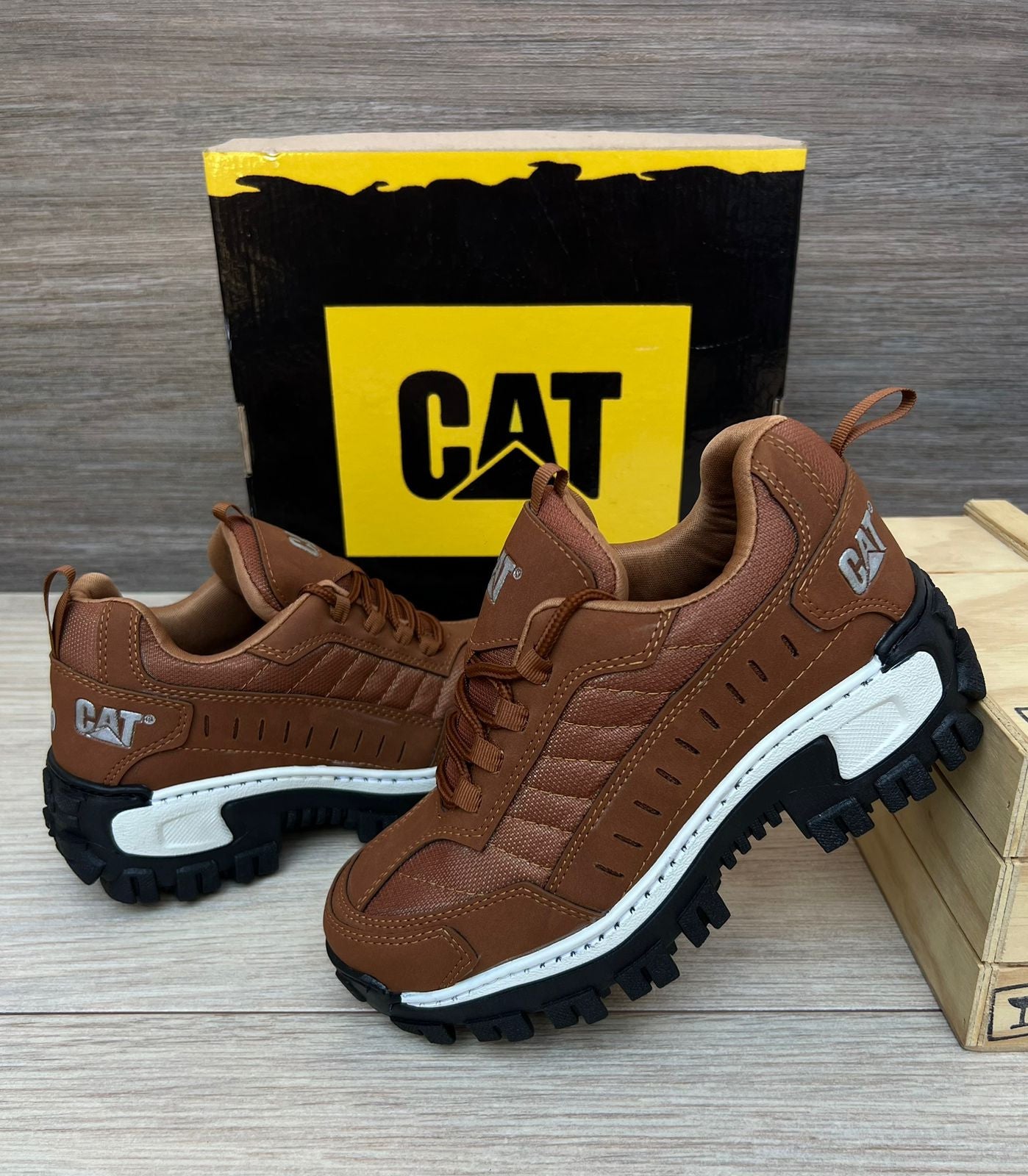 BOTAS CATERPILLAR 100% CUERO 🥾