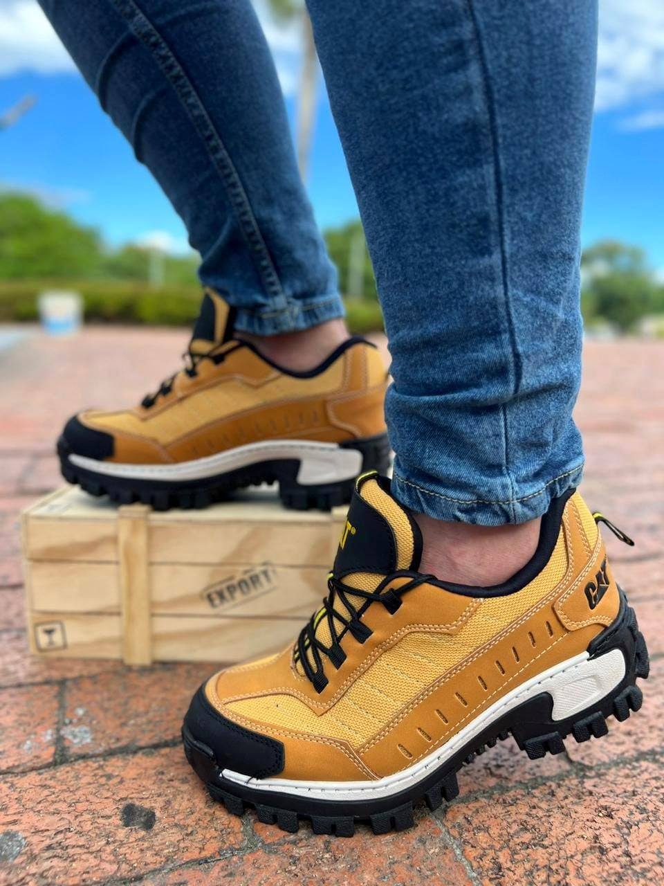 BOTAS CATERPILLAR 100% CUERO 🥾