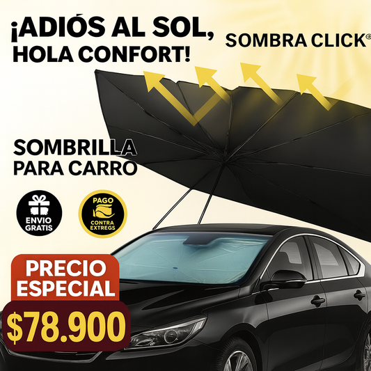 SOMBRILLA PARA CARRO CON PROTECTOR DE RAYOS UV☀️.